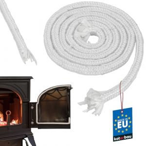 KOTARBAU&reg; Joint d'&eacute;tanch&eacute;it&eacute; en fibre de verre ignifuge 15 x 15 mm 2 m (KOTARBAU, neuf)