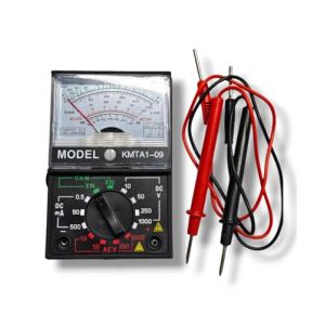 Multimètre analogique, mini testeur analogique, avec câbles de pointe, voltmètre ampèremètre Ohmmètre (terryshop74, neuf)