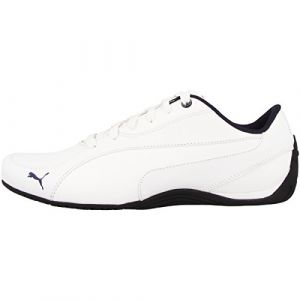 Puma Drift Cat 5 Leather - Sneakers Basses - Mixte Adulte - Blanc (White/Blue Heaven) - 41 EU (7.5 UK) (SPORT&CHEAP S.L., neuf)