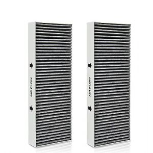 NRP Lot de 2 filtres à charbon actif compatibles avec BORA Basic Cooktop BAKFS et GP4 (BHU/BIU/BFIU) (NRP Filters, neuf)