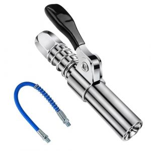 Ceisazira Embout Pompe a Graisse Manuelle, Coupleur Pistolet à Graisse pour Tous Types, Embout Graissage Original G Coupler, Pompe à Graisse Pistolet, Embout pour Graisseur avec Tuyau de 30cm (YADON ZOESHA MIXT S.R.L., neuf)