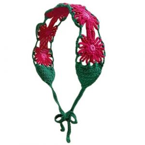 DINSOAVR Coiffe, ethnique crochet fleur cheveux foulard bandeau fille bandanas foulard de voyage foulard cheveux foulard élégant cheveux foulards (guangzhoujucikejiyouxiangongsi, neuf)