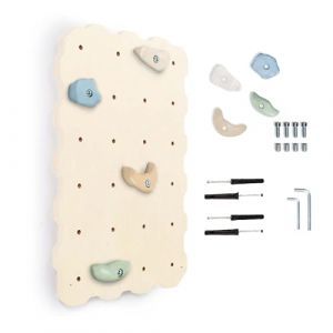 MAMOI® Mur Escalade pour Enfant, Module d'escalade Interieur pour Bebe, Mur descalade avec Prises Escalade, Planche Escalade à partir de 3 Ans (MAMOI, neuf)