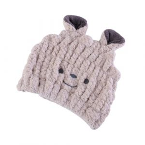 HAPINARY Bonnet de S&eacute;chage de Cheveux pour B&eacute;b&eacute; Ultra-Absorbant Chapeau de Bain Confortable S&egrave;che-Cheveux Rapide 1 Pi&egrave;ce Mat&eacute;riau Doux Apr&egrave;s-Bain (Gan Gardner, neuf)