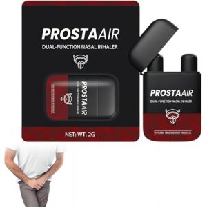 Biancat ProstaAir Dual-Function Nasal Inhaler,Biancat Prostavibe Bee Wellness Inhaler,Nasal Inhaler Stick,Improve Blood Circulation,Promote Prostate Health (1Pcs) (EWFHREW, neuf)