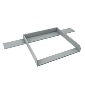 regalik Plan à Langer avec Plateau pour Hemnes d'IKEA, Extension pour Table à Langer pour Commode 50x160 cm, Amovible, Plan à Langer avec Façades Arrondies, Cendre (MMJMebel, neuf)