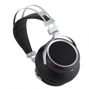 SIVGA Luan Casque Hi-Fi avec pilote dynamique ouvert en bois avec câble amovible, écouteurs de qualité professionnelle pour audiophiles, pour la maison, le studio (noir) (Studio-22, neuf)