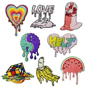 Attuslla 8 PCS Thème du Fusion Applique Patches Décoratifs Patchs, Patch Thermocollant Fusion Ecusson Thermocollant Ecusson a Coudre pour Vêtement T-Shirt Jeans Veste (CXiong, neuf)