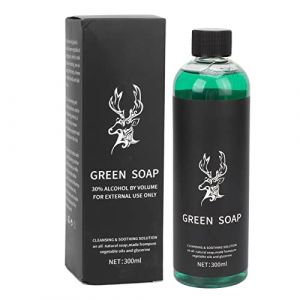 Savon de tatouage 300 ml, savon vert pour tatouage, nettoyage de tatouage, accessoire de tatouage pour toutes les personnes, prévient l'inflammation, prévient les brûlures ou les irritations de la (SHenT, neuf)