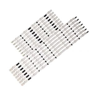 Lskjzzn Bande de rétro-éclairage LED, 14 pièces, 5 + 8 lampes, compatibles for TV SamSung 40 ", UE40F5000, UE40F5700, UA40F5500, 2013SVS40F, D2GE-400SCA, B-R3, BN96-25520A, 25521 (Zhumadianchaoyuebaihuodian, neuf)