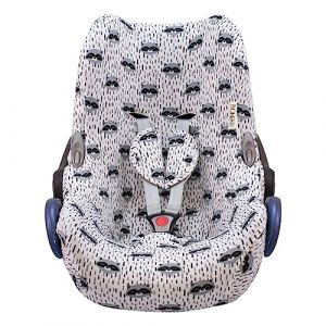 JYOKO Kids Housse pour siège Auto bébé en Coton Compatible avec Maxi COSI Cabriofix (Raccoon) (JYOKO, neuf)