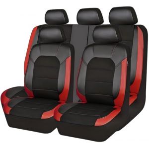 Yssayzp Housse Siege Voiture pour Citroen Berlingo/Bx/C1/C2/C3/C3 Picasso/C4 Picasso/C4, Imperméable Cuir Respirant Antidérapant Protege Siege, Facile à Nettoyer, Accessoire Voiture,Red (shengxinchuanghui, neuf)