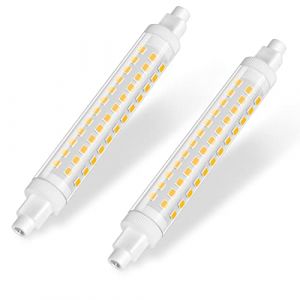 Karyoosi Ampoule LED R7S 118mm 10W 1050LM, &eacute;quivalent 100W J118 Lampes Halog&egrave;nes, Blanc neutre 4000K, R7s LED 118mm, &Eacute;clairage &agrave; Faisceau 360 &deg;, AC 220-240V, Non-Dimmable, Lot de 2 (chunzhiyuan, neuf)