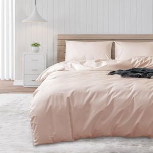 DUJUIKE Housse de Couette imperm&eacute;able, Prot&egrave;ge-Couette, Imperm&eacute;able, Convient aux Animaux domestiques, Chats et Chiens, Enfants, Personnes &acirc;g&eacute;es, Double Fermeture &eacute;clair (Chameau, 220 x 260 cm) (Sh-eu, neuf)