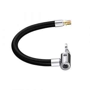 TONAUP 20cmTuyau De Gonflage De Voiture, Tuyau De Gonflage De Pneu De Voiture Tuyau D'Extension De Pompe à Air Tuyau De Compresseur De Pneu Tuyau De Remplacement pour Le Gonflage De Pneu De Voiture (Akwind, neuf)