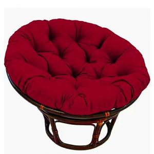 Yahbrra Coussin de Fauteuil Papasan, Sol Rembourré pour Pivotant, Papasan Rond, en Polyrotin Diamètre 100 Cm et Épaisseur du 10 Meubles Rotin Chaises Jardin Fleurs Rondes ( Color : Red , Size : 70*70c (ZFYT SHOP, neuf)