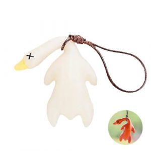 HAMKU 2 pièces Canard changeant de couleur deco voiture interieur pendentif voiture retroviseur deco retroviseur voiture interieur Décoration suspendue pour rétroviseur intérieur (STAR JINGWEN, neuf)