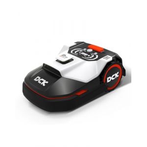 DCK Robot Tondeuse 1000㎡ avec Contrôle App, Pente 40%, Technologie Noir Navigation Tondeuse Robot, LiDAR Évitement d'obstacles, Gestion Multi-Zones, Contrôle APP (KDRM107) (DongCheng Power Tools, neuf)