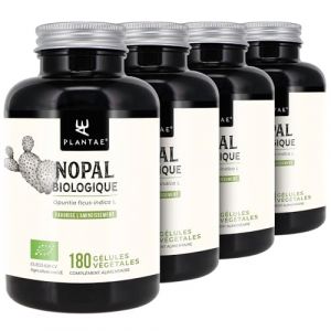 NOPAL BIOLOGIQUE * PACK 3+1 GRATUIT * 470 mg / 720 gélules * Cardiovasculaire (glucose), Digestion, Poids (ANASTORE BIO, neuf)