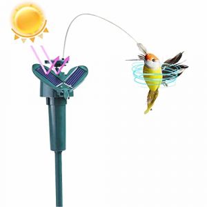 1/3 Flottement De Colibri Solaire - Colibri Flottant À Énergie Solaire | Colibri Dansant Volant Flottant | Oiseau Volant Oscillant Réaliste Alimenté par Énergie Solaire/Batterie pour Jardin Et Cour (IFweyiqqy, neuf)