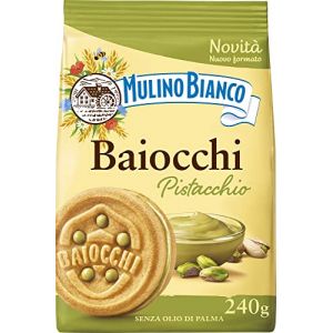 BISCUITS BAIOCCHI PISTACCHIO 240 G MULINO BIANCO (IL SOGNO D'ITALIA - Le rêve italien, neuf)