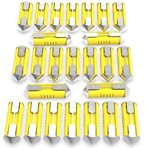 AUPROTEC fusible Torpedo 5A - 40A fusibles modèle Bosch Choix : 5A Ampere Jaune, 25 pièces (AUPROTEC, neuf)