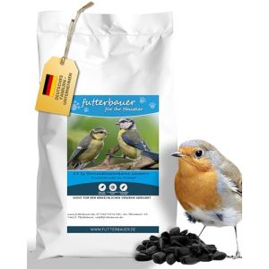 Graines de tournesol noires 25 kg Futterbauer Nouvelle r&eacute;colte 2024 Nourriture pour oiseaux (Green Hobby, neuf)
