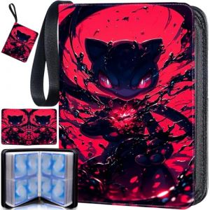 Classeur Carte Capacit&eacute; de 50 Pages de 400 Cartes, Pochette Album Classeur Carte One Piece, Range Porte Cartes Portable &Eacute;tanche, pour Collecter et &Eacute;changer (Scsuper, neuf)