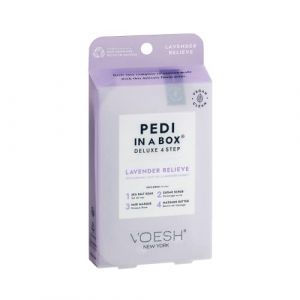 Soin des pieds Pedi In A Box - Lavande Apaisante - Voesh New York - Sélection Perron Rigot - Rituel SPA Professionnel à domicile - Des pieds tout doux - Vegan (db cosmetics, neuf)