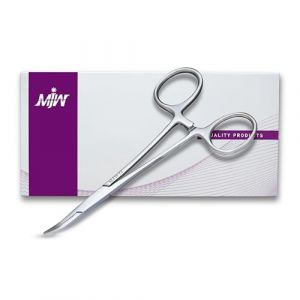 MJW Pince de Verrouillage hémostatique de pêche 5 "en Acier Inoxydable Chien Chat Ciseaux pour Animaux de Compagnie Pince à Cheveux d'oreille (ZRA Surgical and Dental, neuf)