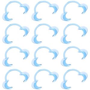 Vicloon Ecarteur Bouche, 16 Pièces Bleu et Transparent Ecarteur Dentaire Jetables C-Forme Ouvre C-Forme Ouvre La Lèvre pour Inspection Orale,Le Traitement,Blanchiment Dents, Jeux de Famille (PLUM-MARKETING, neuf)