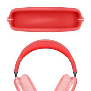 GeekriaHousse de bandeau en silicone compatibleavec les &eacute;couteurs AirPods Max,coussin de protection pour la t&ecirc;te,pi&egrave;ce de rechange,housse anti-transpiration,installation facile &agrave; faire soi-m&ecirc;me(rouge) (GeekriaDirectEU, neuf)