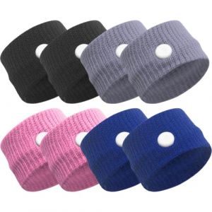 4 Paires Bracelets Anti-nausées Pour Le Mal De Mer, Bracelet Anti Nausée,Bracelet d'acupression,Bande De Poignet De Soulagement De Nausée Pour Les Enfants, Les Adultes, Les Vacances Et Les Voyages (wuhanshichenlingyanshangmaoyouxiangongsi, neuf)