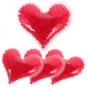 Vaguelly 4 Pi&egrave;ces Compresse Froide De Glace R&eacute;utilisable Gel De Glace Refroidissement De Glace D&eacute;coratif Soins Infirmiers De Glace (Bustling Xin, neuf)