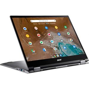 Acer Chromebook Spin 713 2 en 1, 13,5" 2K VertiView 3:2 Tactile, Intel i5-10210U, 8 Go de Stockage, SSD 128 Go, Gris Acier (Luna-FR, neuf)