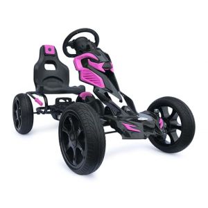 Generisch Pédale de Kart pour Enfant de 5 à 12 Ans, avec Pédale, Pneus Shaum Eva Wheels (JOY 4KiDS, neuf)