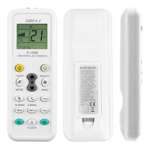 Telecommande Universelle Clim pour Hisense LG Gree Midea Sanyo Toshiba Haier Daikin Sharp Samsung et Plus de 1000 Marques, Contrôleur de Climatisation Consommation D'Énergi Faible (ZhanXingBoFu, neuf)