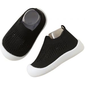 Aggroot Chaussure Premier Pas B&eacute;b&eacute; Fille Gar&ccedil;on respirants Chaussure pour B&eacute;b&eacute;s Chaussons de Marche antid&eacute;rapants Enfant Baskets (Amnllden, neuf)