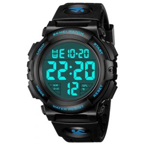CIVO Montre Digitale Hommes Sport Militaire étanche Montre Digitale Chronomètre Alarme Lumière LED Montres Bracelet Hommes Numerique Mode Grand Cadran (CIVO Direct-FR, neuf)