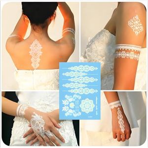 Tatouage Semi Permanent Tatoo Temporaire Faux Tatouage Femme Tatouage Temporaire Tatouage Ephemere Homme Faux Tatouage Homme Tatouage Mariage Tatouage Ephemere Femme Sexy Tatouage Ephémère (HEY-LU, neuf)