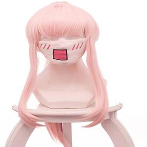 GUANBBD Perruque de cosplay DARLING dans l'équipe nationale FRANXX 02 maillot de bain rose queue de cheval cosplay perruque rose (GUANBAIJI1982, neuf)