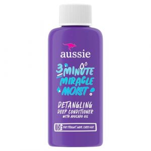 Aussie 3 Minute Miracle Moist Traitement revitalisant en profondeur, 50 ml (Power Khan UK, neuf)