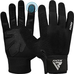RDX Gants De Musculation Gant Fitness Gymnastique Sport Anti-D&eacute;rapant, Protection Paume Adh&eacute;rence Entrainement Halterophilie Rembourr&eacute;e Antid&eacute;rapant Respirant &agrave; &Eacute;cran Tactile &Eacute;quipement Gym &agrave; Domicile (RDXINC LTD, neuf)