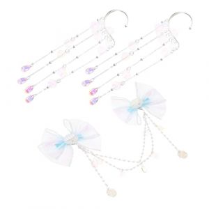 OATIPHO 1 Ensemble De Pinces À Cheveux Pour Chaîne Frontale Accessoires Pour Cheveux Chaîne De Tête De Sirène Épingle À Cheveux De Sirène Pendentif Pour Coiffe De Sirène Chaîne (Tsun Ki-sung, neuf)