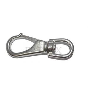 Mousqueton avec &eacute;merillon INOX 316 Longueur 100mm (FP INOX, neuf)