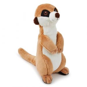 Zappi Co Peluche en forme de suricate - 20 cm - Douce et réaliste - Détails et réalistes - Amusant pour le jeu et l'exposition - Présenté sur TikTok (20 cm de longueur) (Toys & Home, neuf)