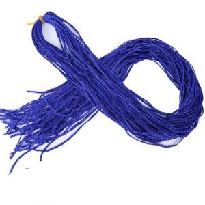 Extensions de cheveux synthétiques pour tressage africain 30 pouces de longs cheveux tressés ombrés artificiels pour femme - Bleu D 50 g (guangzhouliyeshangmaoyouxiangongsi 85244, neuf)