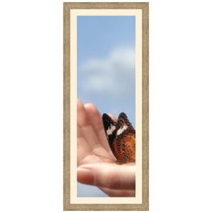 Cadres Photos pêle mêle multivues Peach 1 Photo(s) 30x90 Passe Partout, Cadre Photo Mural 35x95 cm Naturel Beige, 3.5 cm de Largeur (RK Cadres, neuf)