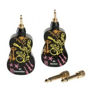 Alnicov Système de guitare sans fil, émetteur récepteur UHF rechargeable avec effet de réverbération Bluetooth pour guitare électrique, basse, violon B9 (Music Lover EU, neuf)