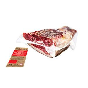aBeiou. 1KG. JAMON IBÉRIQUE DE GLAND désossé. Affiné +36 mois à Guijuelo Espagne. Certificat de garantie Hycer. Pata negra. Jamon iberico de BELLOTA désossé. (SICNAS, neuf)